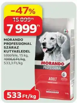 Auchan MORANDO PROFESSIONAL SZÁRAZ KUTYAELEDEL ajánlat