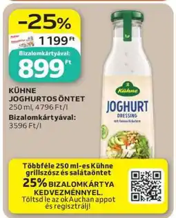 Auchan KÜHNE JOGHURTOS ÖNTET ajánlat