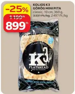 Auchan KOLIOS K3 GÖRÖG MINI PITA ajánlat