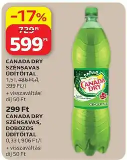 Auchan CANADA DRY SZÉNSAVAS ÜDÍTŐITAL ajánlat