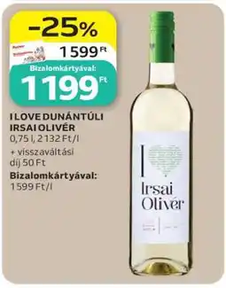 Auchan I LOVE DUNÁNTÚLI IRSAI OLIVÉR ajánlat