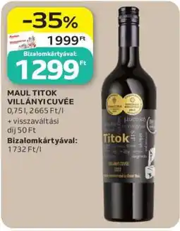 Auchan MAUL TITOK VILLÁNYI CUVÉE ajánlat