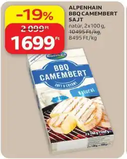 Auchan ALPENHAIN BBQ CAMEMBERT SAJT ajánlat