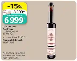 Auchan Rézangyal Pálinka ajánlat