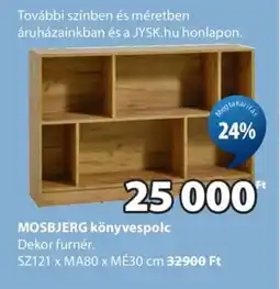 JYSK MOSBJERG könyvespolc ajánlat