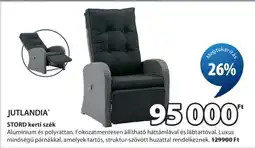 JYSK JUTLANDIA STORD kerti szék ajánlat