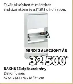 JYSK BAKHUSE cipősszekrény ajánlat