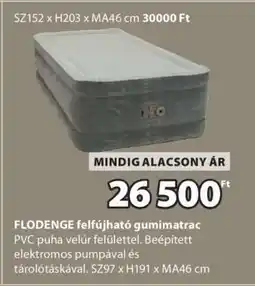 JYSK FLODENGE felfújható gumimatrac ajánlat