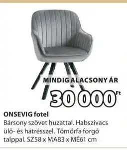 JYSK ONSEVIG fotel ajánlat