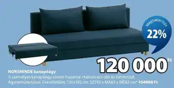 JYSK NORSMINDE kanapéágy ajánlat