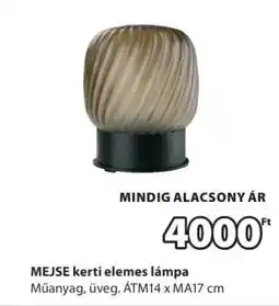 JYSK MEJSE kerti elemes lámpa ajánlat