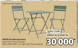 JYSK ABORG kávéházi garnitúra ajánlat