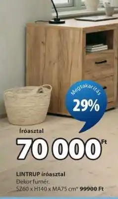JYSK LINTRUP íróasztal ajánlat