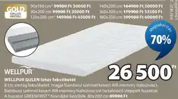 JYSK WELLPUR GULEN fehér fekvőbetét ajánlat