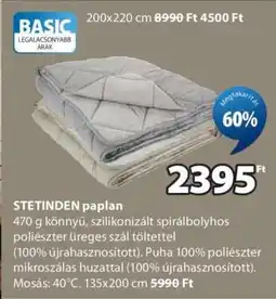 JYSK STETINDEN paplan ajánlat