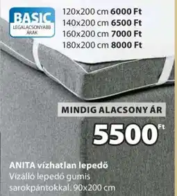 JYSK ANITA vízhatlan lepedő ajánlat