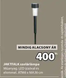 JYSK JAKTFALK szolárlámpa ajánlat