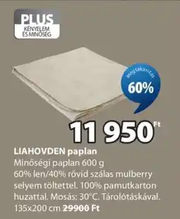 JYSK LIAHOVDEN paplan ajánlat
