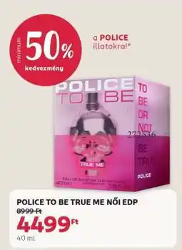 Rossmann POLICE TO BE TRUE ME NŐI EDP ajánlat