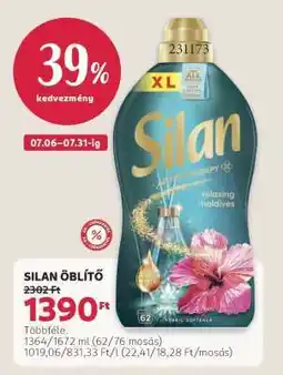 Rossmann SILAN Öblítő ajánlat