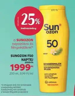 Rossmann SUNOZON F50 NAPTEJ ajánlat