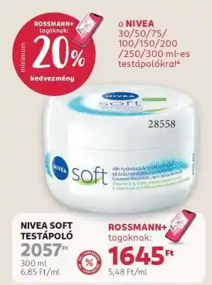 NIVEA SOFT TESTÁPOLÓ