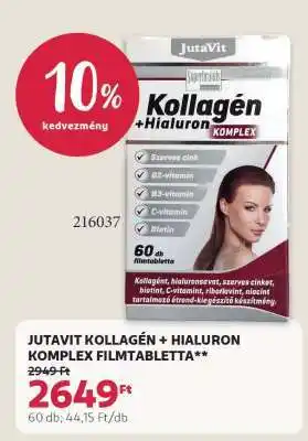 JutaVit Kollagén +Hialuron komplex filmtabletta