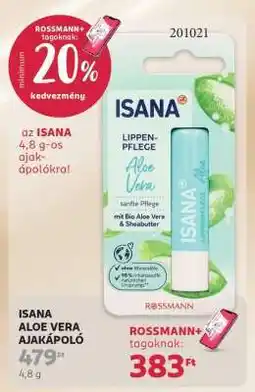 Rossmann ISANA ALOE VERA AJAKÁPOLÓ ajánlat
