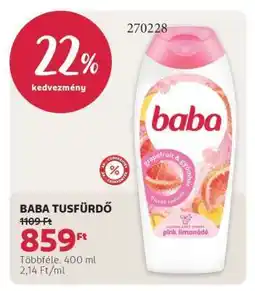 Rossmann BABA Tusfürdő ajánlat