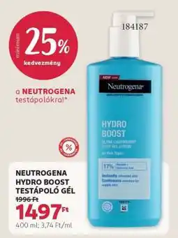Rossmann NEUTROGENA HYDRO BOOST TESTÁPOLÓ GÉL ajánlat