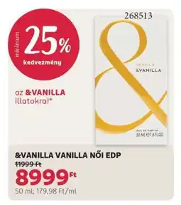Rossmann VANILLA VANILLA NŐI EDP ajánlat
