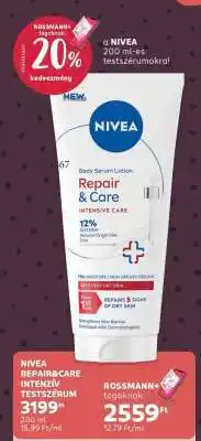 Rossmann NIVEA REPAIR&CARE INTENZÍV TESTSZÉRUM ajánlat