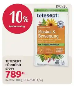 Rossmann Tetesept Fürdősó ajánlat