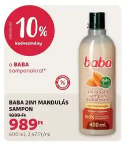Rossmann BABA 2IN1 MANDULÁS SAMPON ajánlat