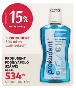 Rossmann PROKUDENT FOGÍNYÁPOLÓ SZÁJVÍZ ajánlat