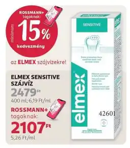 Rossmann Elmex Sensitive szájvíz ajánlat