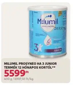 Rossmann MILUMIL PROSYNEO HA 3 JUNIOR ajánlat