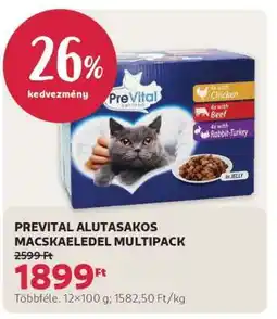 Rossmann PreVital alutasakos macskaeledel multipack ajánlat