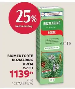 Rossmann BIOMED FORTE ROZMARING KRÉM ajánlat