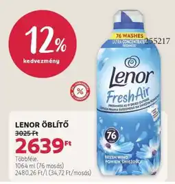 Rossmann LENOR Öblítő ajánlat