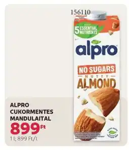 Rossmann ALPRO CUKORMENTES MANDULALAITAL ajánlat