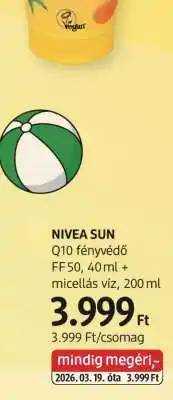 DM NIVEA SUN ajánlat