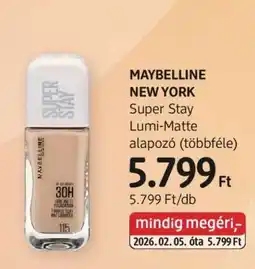 DM MAYBELLINE NEW YORK ajánlat