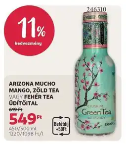 Rossmann ARIZONA MUCHO MANGO, ZÖLD TEA VAGY FEHÉR TEA ÜDÍTŐITAL ajánlat