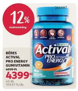Rossmann BÉRES ACTIVAL PRO ENERGY GUMIVITAMIN ajánlat