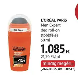 DM L'ORÉAL PARIS Men Expert deo roll-on ajánlat