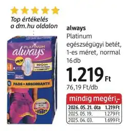DM always ajánlat
