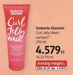 DM Umberto Giannini Curl Jelly Wash sampon ajánlat