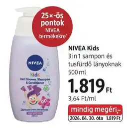 DM NIVEA Kids ajánlat