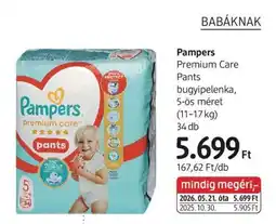 DM Pampers Premium Care Pants ajánlat